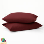 Burgundia värv Kanepist voodipesukomplekt