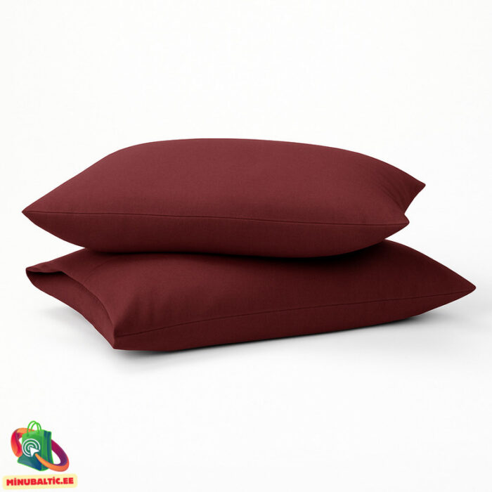 Burgundia värv Kanepist voodipesukomplekt